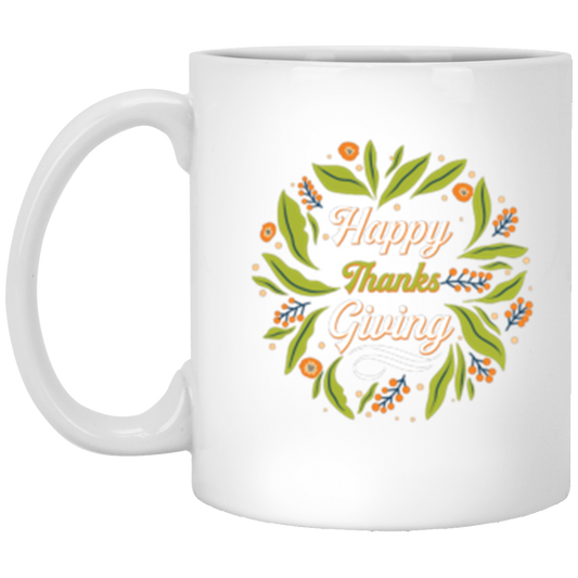 Happy Thanksgiving | XP8434 11oz White Mug